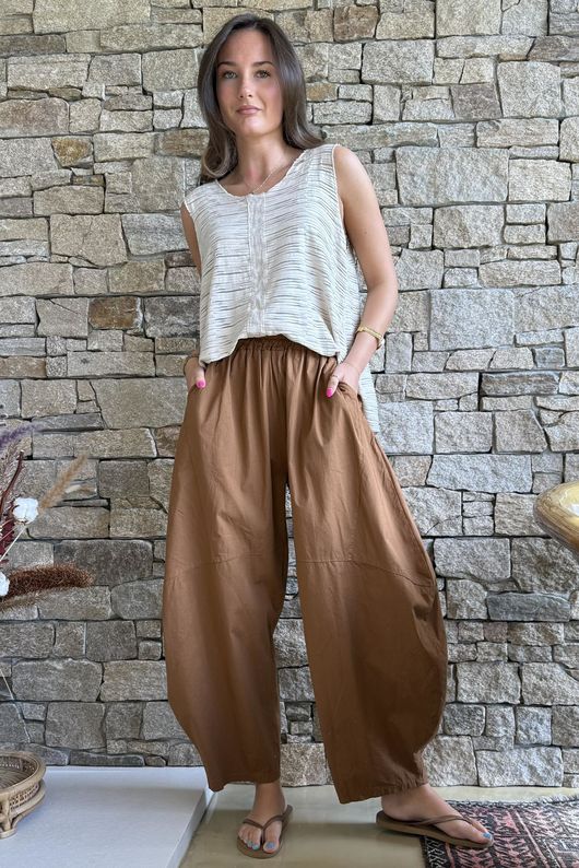 Paloma Classic Barrel Pant Hazelnut